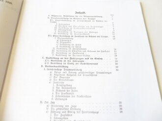 REPRODUKTION, H.Dv.421/6k Ausbildungsvorschrift für die Nachrichtentruppe, Die Panzersprechbetriebskompanie, datiert 1938, A4, 40 Seiten