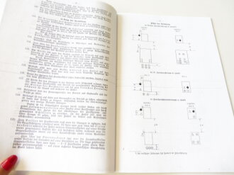 REPRODUKTION, H.Dv.421/6k Ausbildungsvorschrift für die Nachrichtentruppe, Die Panzersprechbetriebskompanie, datiert 1938, A4, 40 Seiten