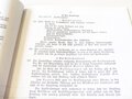 REPRODUKTION, H.Dv.421/6k Ausbildungsvorschrift für die Nachrichtentruppe, Die Panzersprechbetriebskompanie, datiert 1938, A4, 40 Seiten