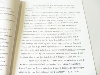 REPRODUKTION, D755 Vorläufige Gerätebeschreibung für den Erdungsmesser, datiert 1931/35, A4, 7 Seiten