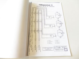 REPRODUKTION, Fernsprechgerätelehre Vermittlungen, datiert 1940, A4