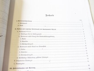 REPRODUKTION, D.(Luft)T.9104 Luftnachrichtentruppe, Aufbau und Wartung des Knotenamtes WK40 für Wetterrundschreibnetze, datiert 1941, A4, 25 Seiten