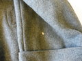 1. Weltkrieg Mantel , Kammerstück B.A. XIII datiert 1916, getragenes Stück, Schulterbreite 46 cm, Armlänge 63 cm