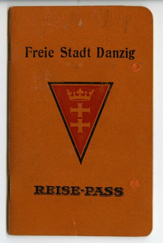 Reisepass Freie Stadt Danzig, datiert 1941