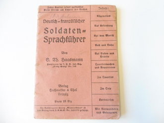 Deutsch-Französischer Soldaten-Sprachführer, 34 Seiten