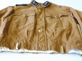 Marine SA Diensthemd mit originalvernähten Effekten in sehr gutem Zustand, Schulterbreite 38 cm, Armlänge 52, Jackenlänge mittig gemessen 46 cm