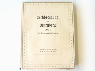 "Reichstagung in Nürnberg 1935" Der Parteitag der Freiheit. 434 Seiten, im Schutzumschlag