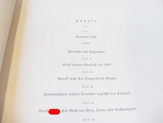"Reichstagung in Nürnberg 1933"Vaterländischer Verlag Weller, 1933,  410 Seiten