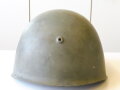 Italien 2. Weltkrieg, Stahlhelm M33 , Originallack, im Innenfutter 2 Stempel der " Luftschutzpolizei Böhmen und Mähren " sowie Luftschutz