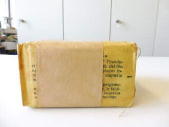 Italien 2. Weltkrieg , 5 Verbandpäckchen in Banderole, diese datiert 1938
