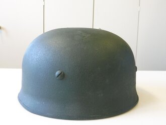 Bundesgrenzschutz Helm für Fallschirmtruppe in neuwertigem Zustand, Kopfgrösse 58