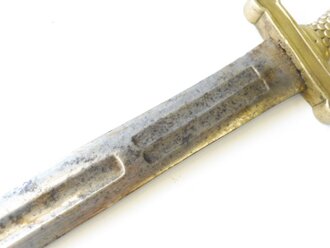 Französisches Faschinenmesser "Glaive de Artillerie a pied Modell 1816" Hersteller Klingenthal 1831, ohne Scheide
