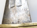 Französisches Faschinenmesser "Glaive de Artillerie a pied Modell 1816" Hersteller Klingenthal 1831, ohne Scheide