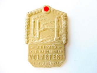Pappabzeichen Kleinzschocher Volksfest Leipzig 1937