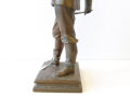 Feuerwehr um 1900, Plastische Figur in 41cm Höhe, unbeschädigtes Stück