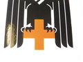 Emailleschild Deutsches Rotes Kreuz, Maße 50x50, Hakenkreuz unbeschädigt