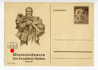 WHW Postkarte Januar 1938/39