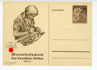 WHW Postkarte Dezember 1938/39