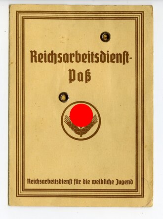 Reichsarbeitsdienst Paß für eine...