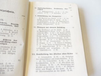 H.Dv.12 "Reitvorschrift" 1934, 215 Seiten