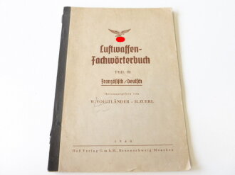 Luftwaffen Fachwörterbuch Teil III...