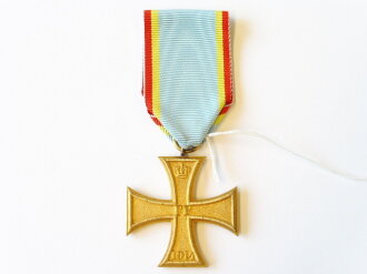 Mecklenburg-Schwerin Militärverdienstkreuz 2. Klasse 1914 am Band