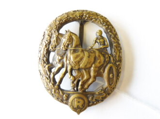 Deutsches Fahrerabzeichen in Bronze, Buntmetall Hersteller Lauer Nürnberg