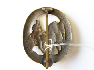 Deutsches Fahrerabzeichen in Bronze, Buntmetall Hersteller Lauer Nürnberg