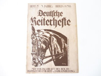 "Deutsche Reiterhefte" Heft 5 in 1938