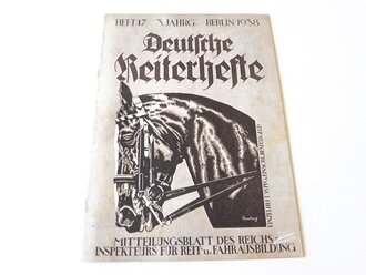 "Deutsche Reiterhefte" Heft 17 in 1938