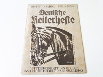 Deutsche Reiterhefte Heft 15 in 1938