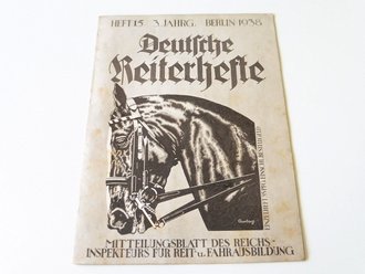 Deutsche Reiterhefte Heft 15 in 1938
