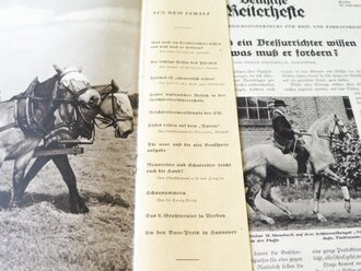 "Deutsche Reiterhefte" Heft 15  in 1938