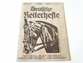Deutsche Reiterhefte Heft 14 in 1938