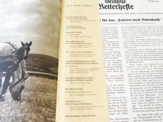 "Deutsche Reiterhefte" Heft 13  in 1938