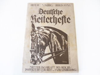 Deutsche Reiterhefte Heft 11 in 1938