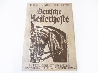 Deutsche Reiterhefte Heft 11 in 1938