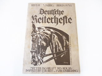 Deutsche Reiterhefte Heft 11 in 1938