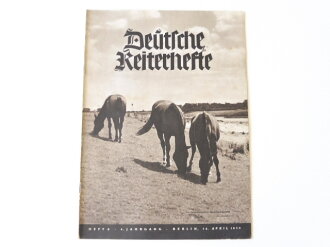 Deutsche Reiterhefte Heft 8 in 1939
