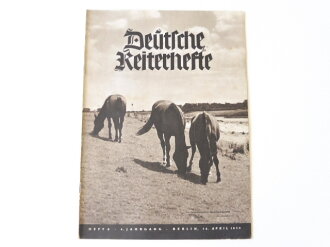"Deutsche Reiterhefte" Heft 8  in 1939