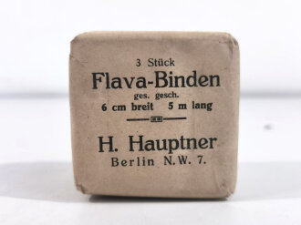 3 Stück " Flava-Binden" H.Hauptner Berlin