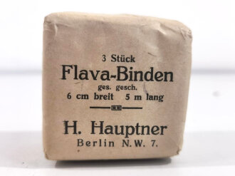 3 Stück " Flava-Binden" H.Hauptner Berlin