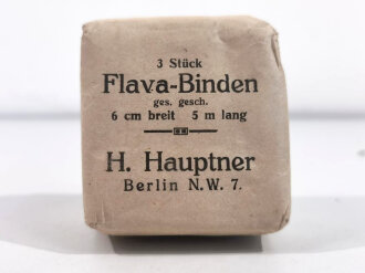 3 Stück " Flava-Binden" H.Hauptner Berlin