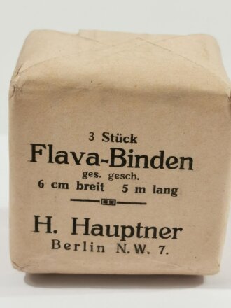 3 Stück " Flava-Binden" H.Hauptner Berlin