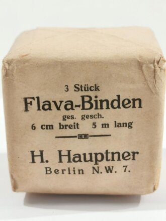 3 Stück " Flava-Binden" H.Hauptner Berlin