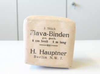 3 Stück " Flava-Binden" H.Hauptner Berlin