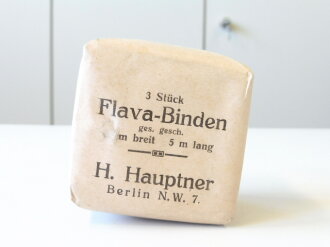 3 Stück Flava-Binden H.Hauptner Berlin