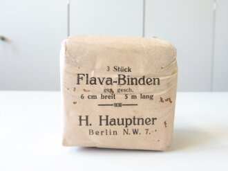 3 Stück Flava-Binden H.Hauptner Berlin