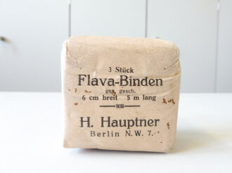 3 Stück " Flava-Binden" H.Hauptner Berlin