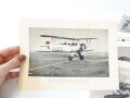 "Heinkel Flugzeuge im Einsatz bei der Luftwaffe" 14 gedruckte Werkfotos in Mappe , DIN A5
